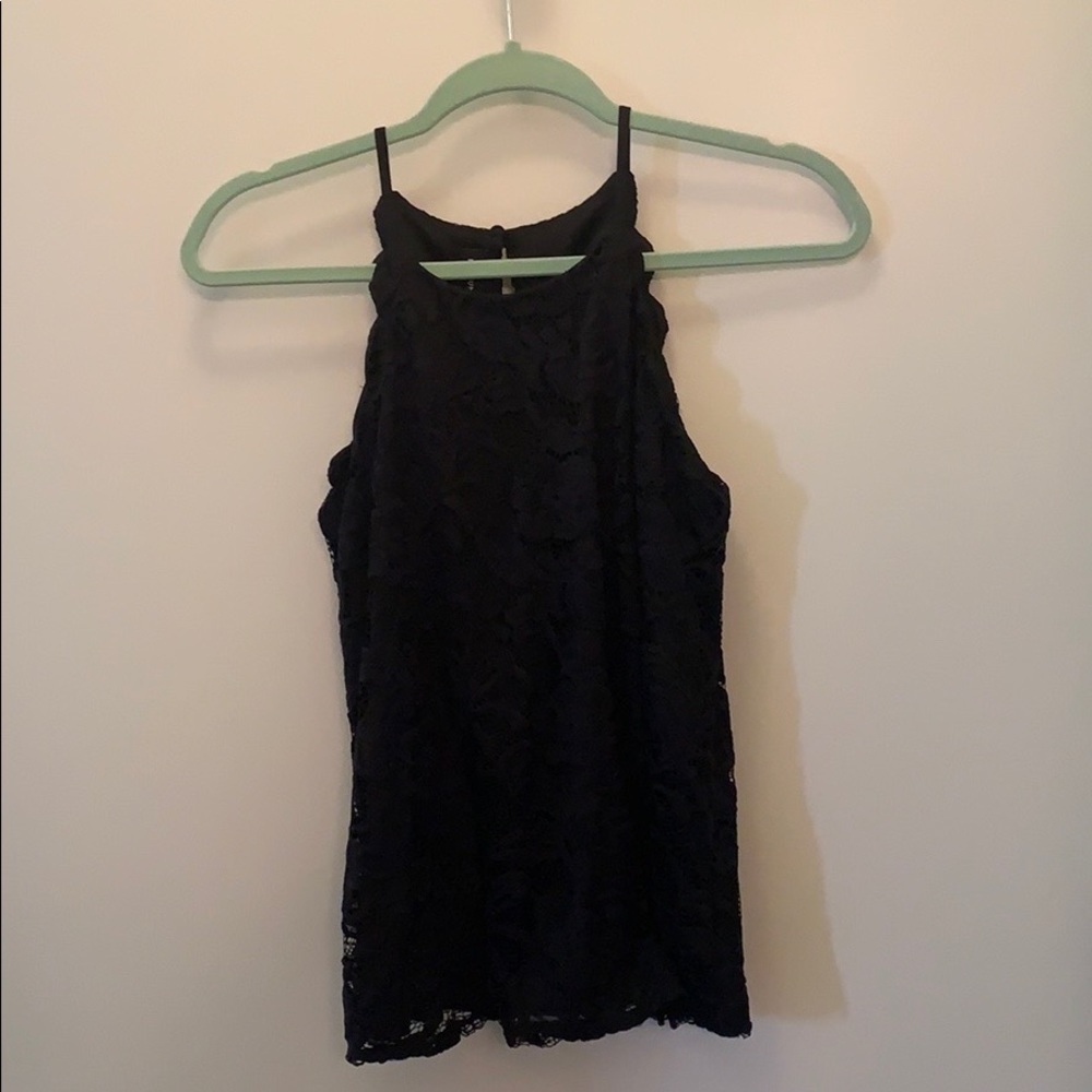 Fortune + Ivy Chiya Lace Scalloped Halter